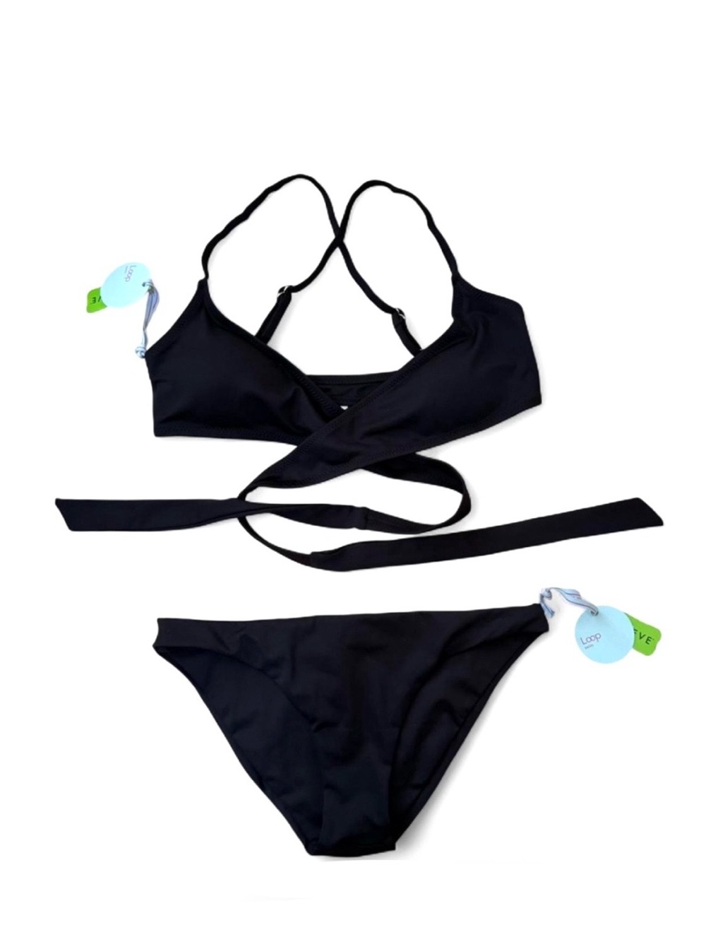 NWT Loop Swim Noir Bikini Black xs